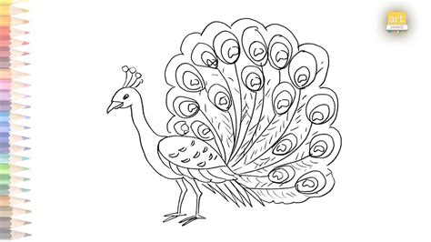 Aggregate more than 76 peacock outline sketch - seven.edu.vn