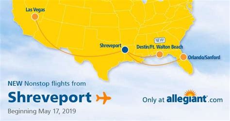 Shreveport Regional Airport Announces $39 Flights to Destin, FL ...