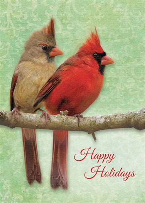 Christmas Cardinals | Free greeting cards, Free holiday cards ...