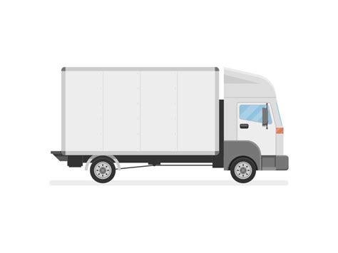 Moving Truck Clipart ~ easy drawing