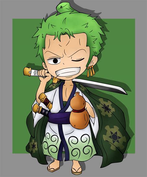 Zoro (Chibi version) : r/OnePiece