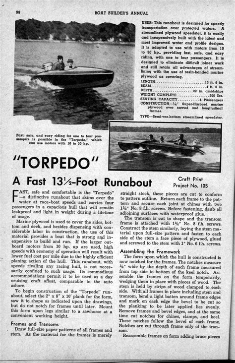 RunaboutsOutboard Torpedo