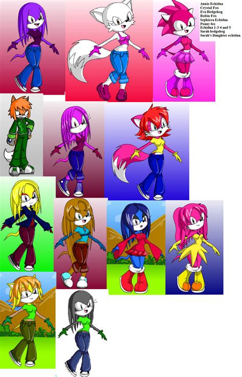 Sonic Adventure Characters by NayuSiminova on DeviantArt