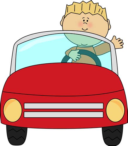 free clipart of car riding parents kids - Clipground