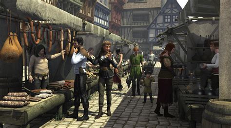 Medieval Market place. by richmel1 on DeviantArt