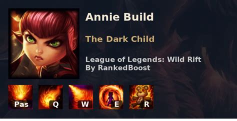 Annie Build E Runas #Annie #lol #lolbuild #LeagueofLegends Runas, Lol ...