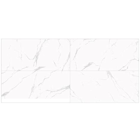 Calacatta Classic Polished Porcelain Tile 24"x48" | Akhal Tile