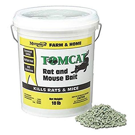 Motomco 008-32345 Tomcat Rat and Mouse Bait Pellet, 10 lb