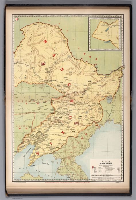 19. Manchuria, China. - David Rumsey Historical Map Collection