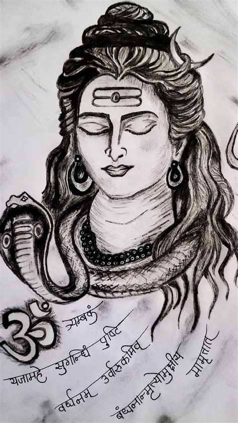 Lord Shiva Sketches Easy