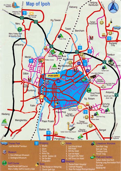 Ipoh City Map