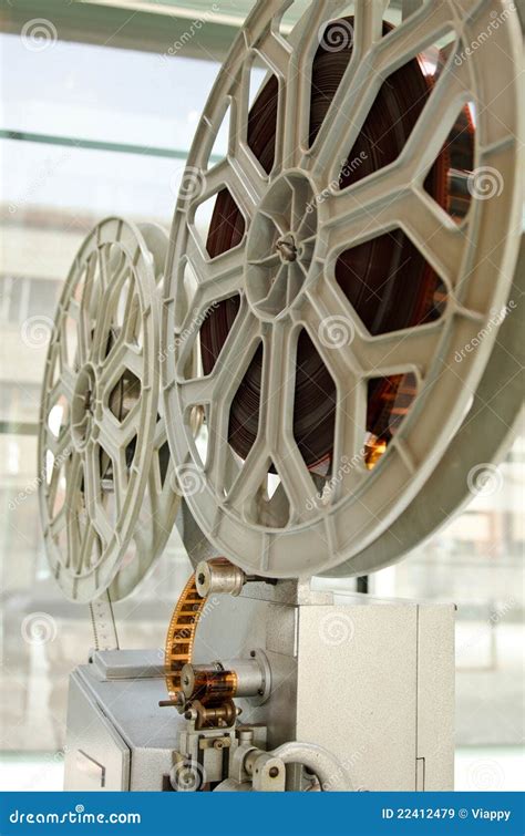 16mm film projector stock image. Image of show, reel - 22412479