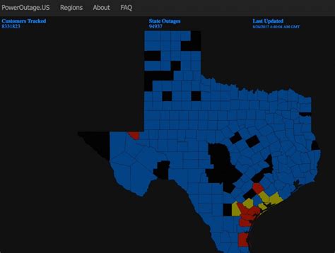 Power Outage Maps (@poweroutagemaps) | Twitter - Power Outage Map Texas ...