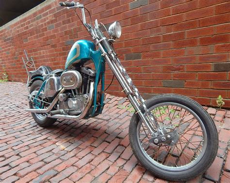 SURVIVOR Old School Chopper Ironhead 70"s Harley springer hardtail rigid | Old school chopper ...