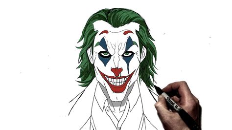 How To Draw Joker Joaquin Phoenix Sketchok Easy Drawing Guides | eduaspirant.com