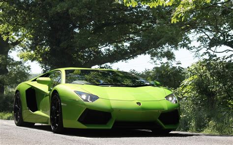 wallpaper lamborghini, aventador, front view HD : Widescreen : High Definition : Fullscreen