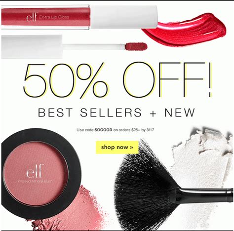 e.l.f. Cosmetics Offers: Get 50% Off Best Sellers + New Items - Canadian Freebies, Coupons ...