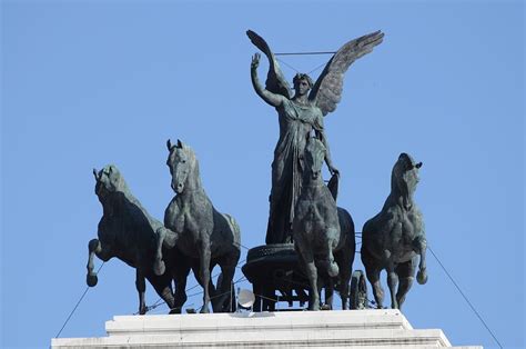 Victory Quadriga Roman Statue Photograph by Pam Neilands