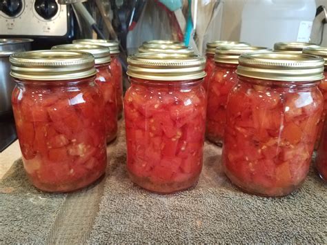 Water Bath Canning Diced Tomatoes | Canning diced tomatoes, Canning stewed tomatoes, Canning ...