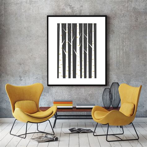 Geometric print wall art minimalist art poster scandinavian