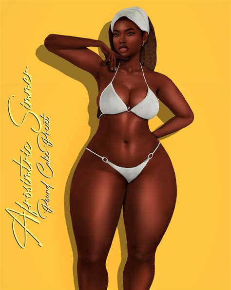 Proud Black Simmer | Sims 4, Sims, Sims 4 body mods