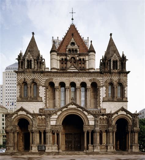 Trinity Episcopal Church, Boston, 1877, Richardsonian Romanesque : r ...