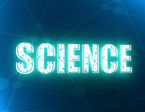 Word Science Lettering stock illustration. Illustration of background ...