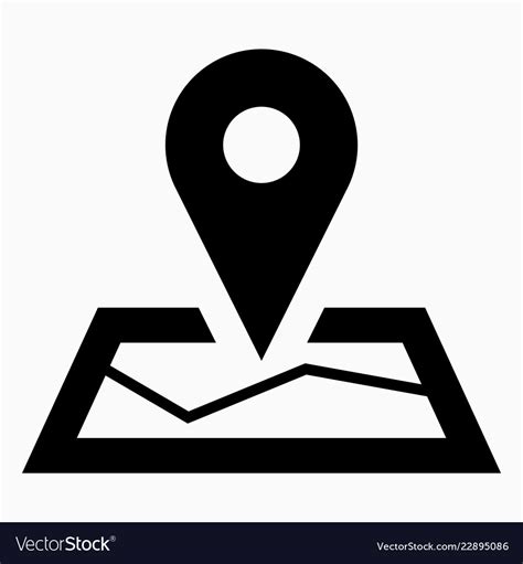 Map icon Royalty Free Vector Image - VectorStock