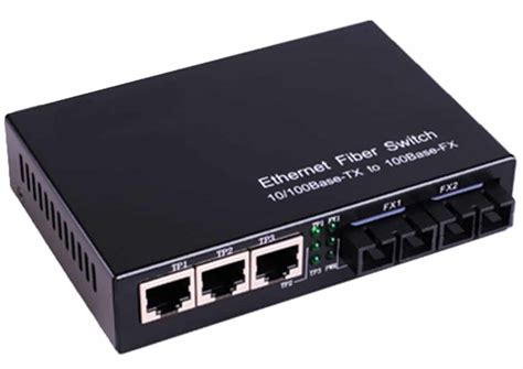 3 Port 10/100Base-Tx + 2 Port 10/100Base-Fx optical fiber ethernet switch | Home