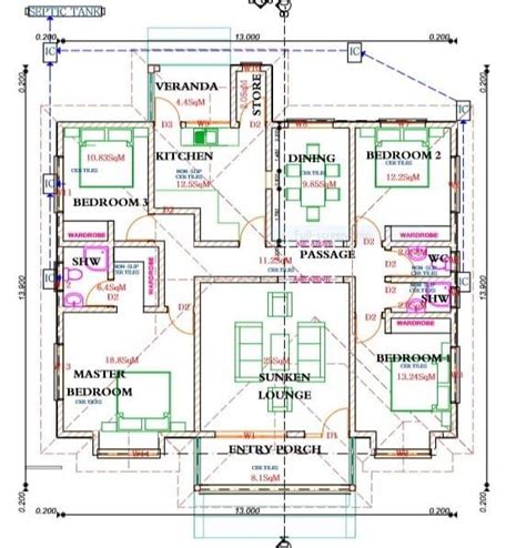 House Plan With Dimensions