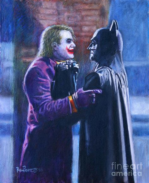 Batman and Joker Painting by Bill Pruitt - Fine Art America