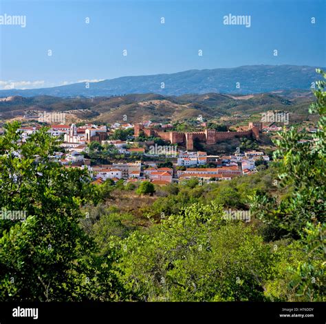 Portugal, the Algarve, Silves castle and town Stock Photo - Alamy