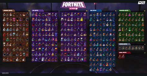 A New Graphic of Every Outfit In Fortnite: Battle Royale! : FortNiteBR