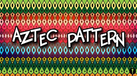 Aztec | T'nalak | African Print Pattern Design Creation Process - YouTube