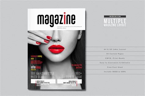 InDesign Multiple Magazine Layout