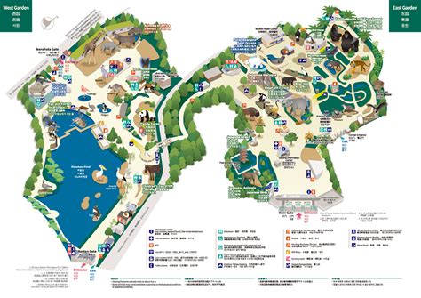 Zoo Map | Ueno Zoological Park