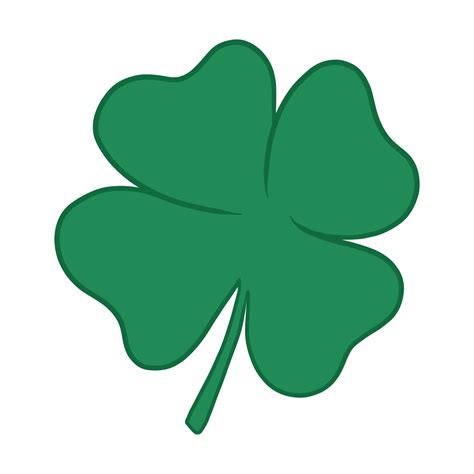 Green Four Leaf Clover 16658021 PNG