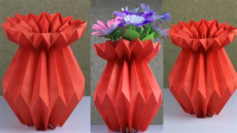 Easy Origami Flower Vase Step By Step Beginner Paper Flowers - bmp-focus