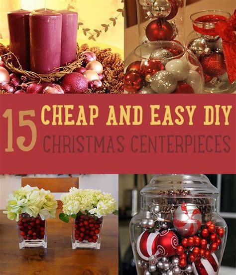 Easy Homemade Christmas Table Decorations - Table Decoration