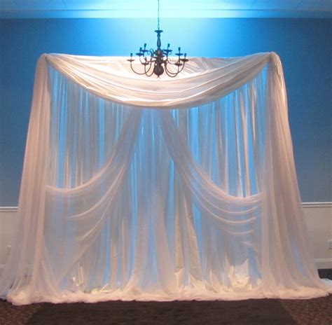 Party People Event Decorating Company: Elegant wedding ceremony backdrop