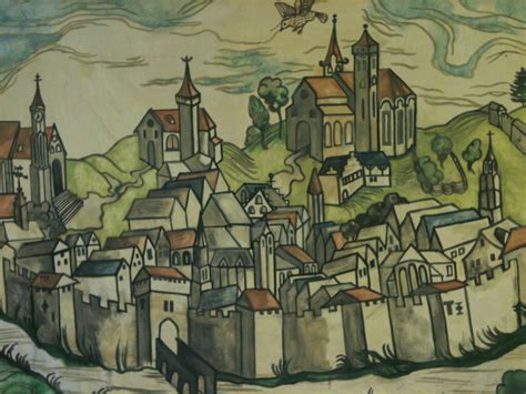 Medieval Town Drawing at PaintingValley.com | Explore collection of ...