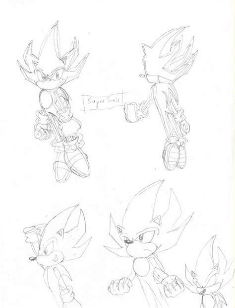 Super Sonic concept art by footman on DeviantArt