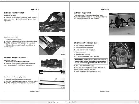 John Deere Tractors Snowblower 4200 4300 4400 790 59-Inch 070001 Operator Manual OMM137705 C9 PDF