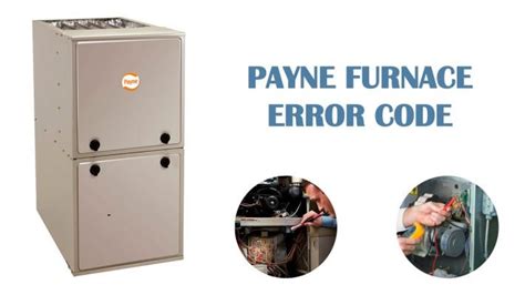 Payne furnace error code