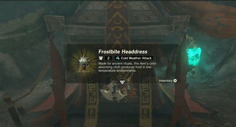 Frostbite Armor Set Location in Zelda TOTK