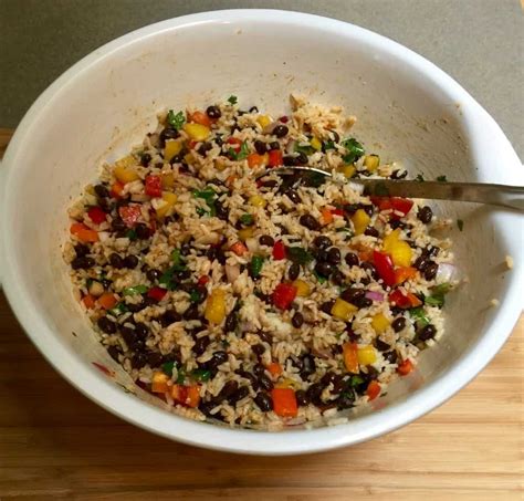 Black Bean and Rice Salad - the hungry bluebird