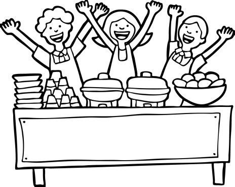 Buffet Clip Art - Clip Art Library | Coloring pages, Color, Clip art ...