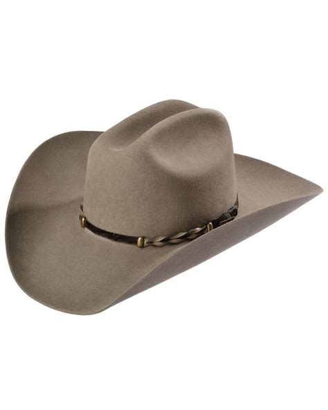 Stetson Stone Portage 4X Buffalo Felt Cowboy Hat | Sheplers