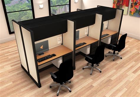 Corporate Office Furniture - Small Cubicles - 2x4x67