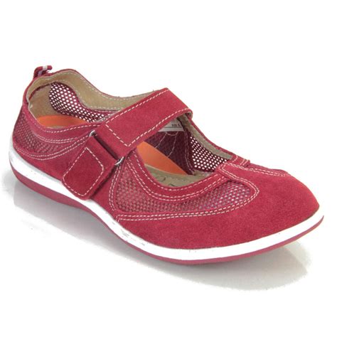 Womens Velcro Strap Suede Leather Mesh Summer Shoes Sports Shoes | eBay